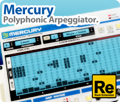 Mercury 4 Voice Poliphonic Arpeggiator Image
